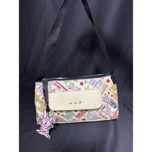 Vintage Y2K Jim Benton "It's Happy Bunny" Printed Shoulder Bag - Sassy Quotes